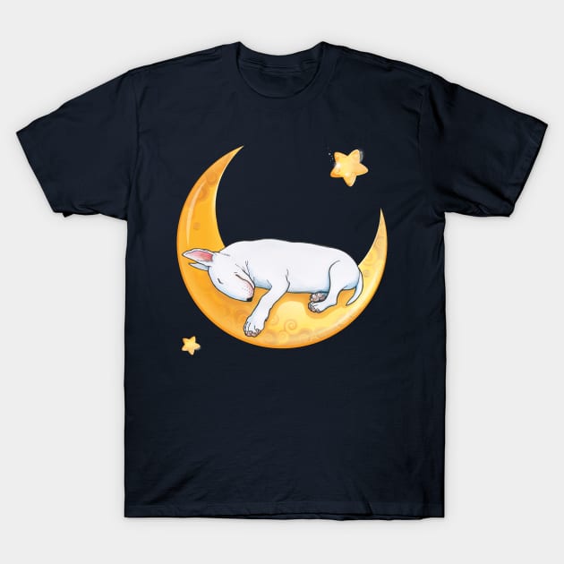 Nite Nite Bull Terrier T-Shirt by Noewi